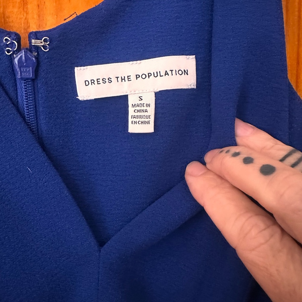 Dress the Population Royal Blue Maxi Dress - Picture 3 of 4